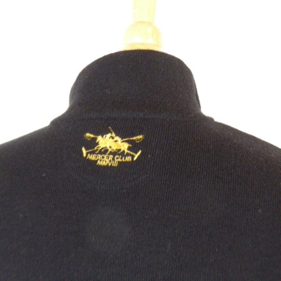 POLO RALPH CREST WOOL ZIP CARDIGAN SWEATER Jacket L  mock neck - Picture 10 of 12